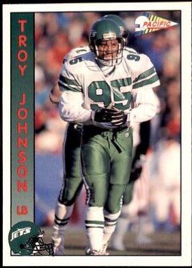 Troy Johnson #556 Football Cards 1992 Pacific