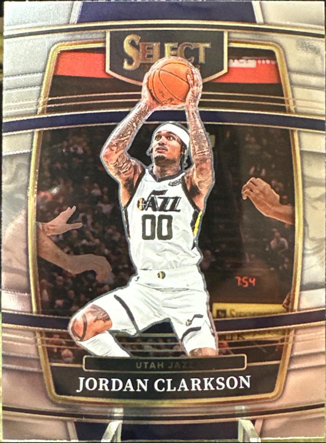 Jordan Clarkson #38 2021-22 Panini Select Basketball