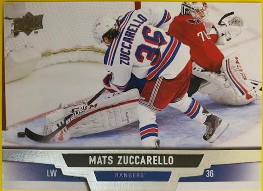 Mats Zuccarello #25 Hockey Cards 2013 Upper Deck