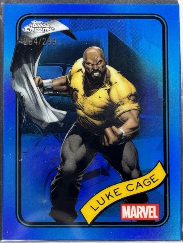 Luke Cage Blue Refractor