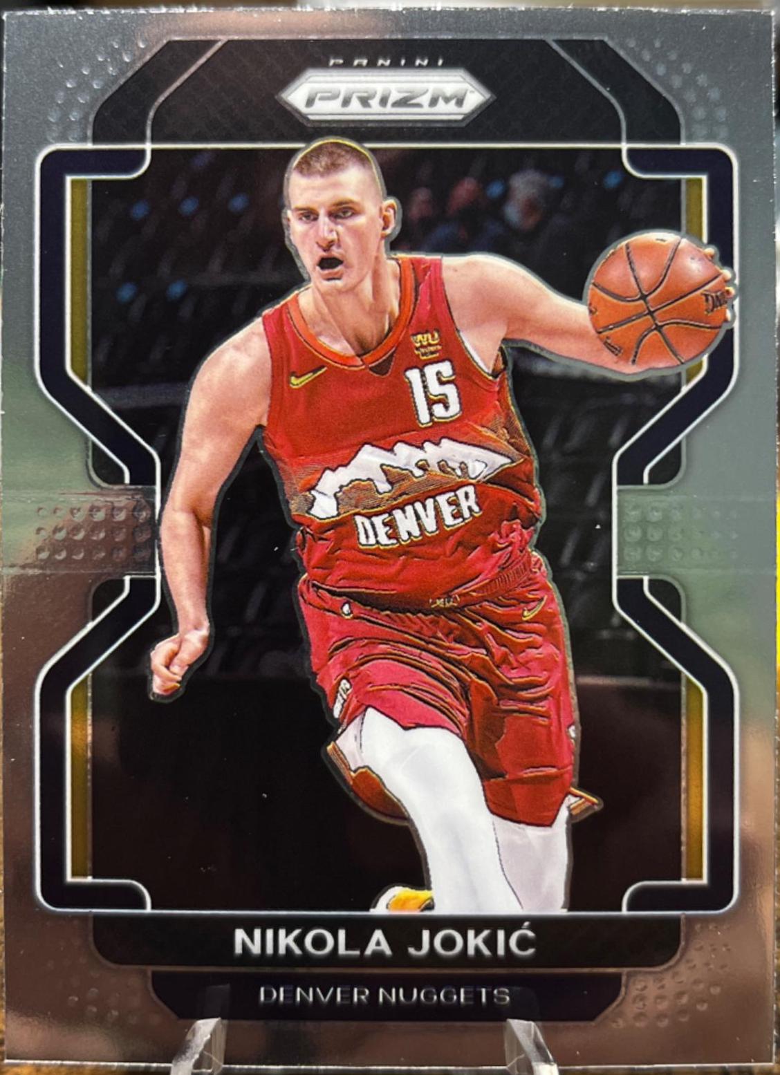 Nikola Jokic #32 Basketball Cards 2021 Panini Prizm