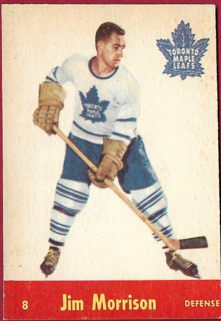 Jim Morrison #8 Hockey Cards 1955 Parkhurst
