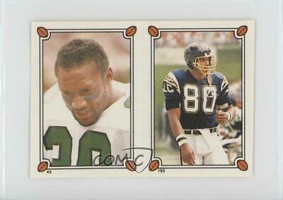 Andre Waters, Kellen Winslow Football Cards 1987 Topps Stickers