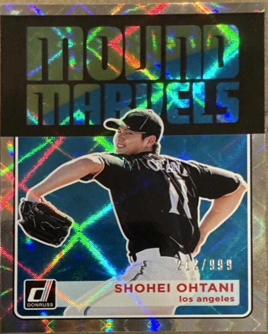 2018 Panini Donruss Mound Marvels Shohei Ohtani [Refractor] #MM3 card