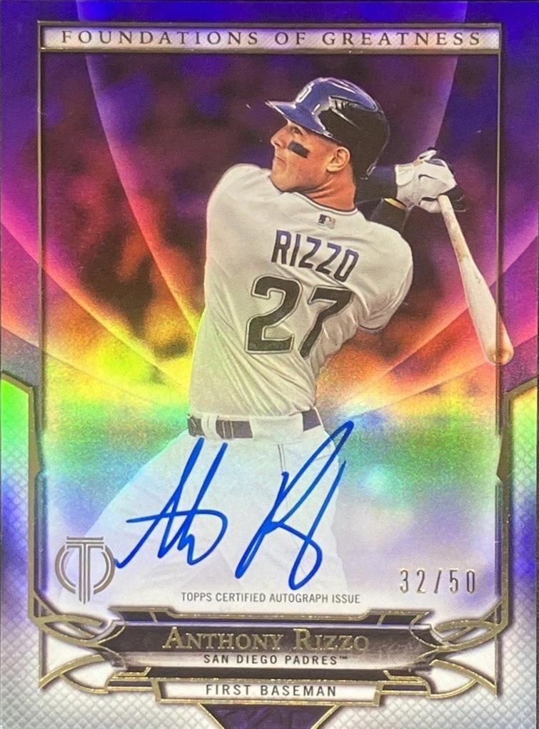 Anthony Rizzo [Purple] #THEN-AR