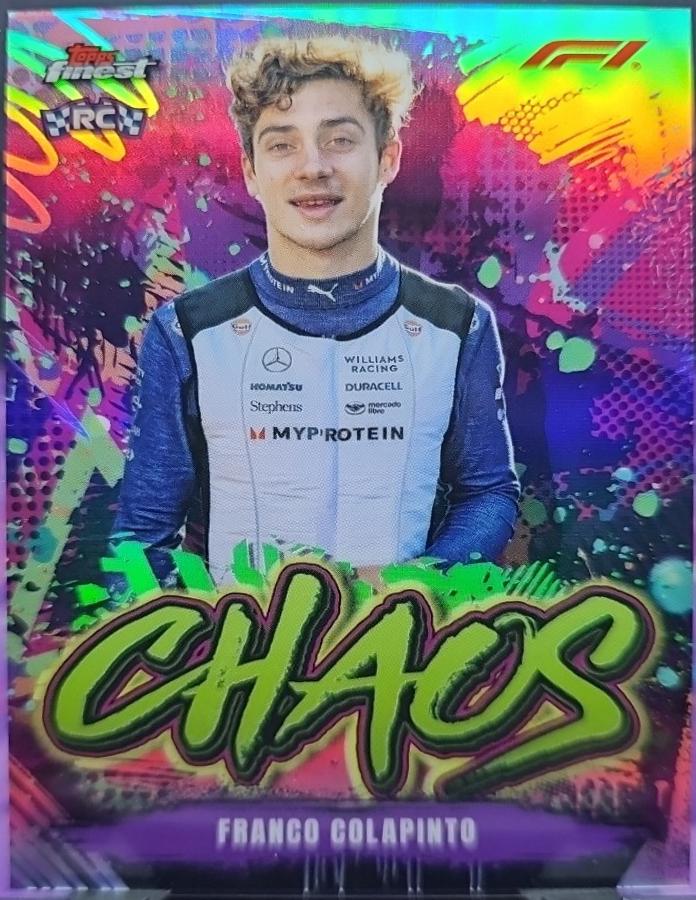 Franco Colapinto #CH-20 Racing Cards 2024 Topps Finest Formula 1 Chaos
