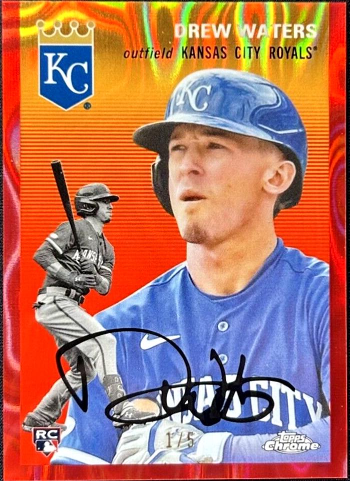 Drew Waters [Red Lava Refractor] #21