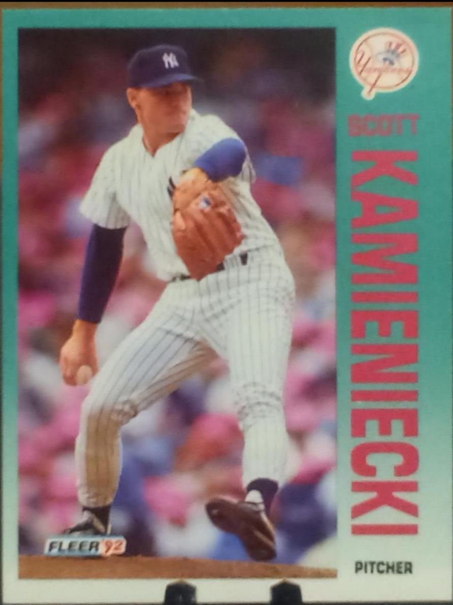 Scott Kamieniecki #232 Baseball Cards 1992 Fleer