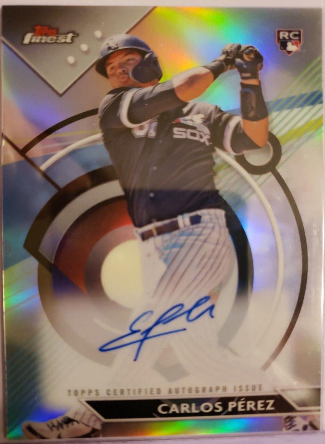 Carlos Perez #FA-CP Baseball Cards 2023 Topps Finest Autographs
