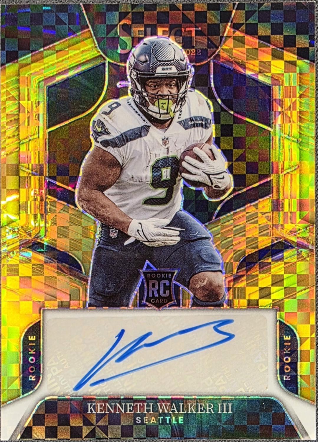 Kenneth Walker Ⅲ NFL　panini カード サイン Kenneth Walker III [Gold Prizm] #RS-KW Prices | 2022 Panini Select