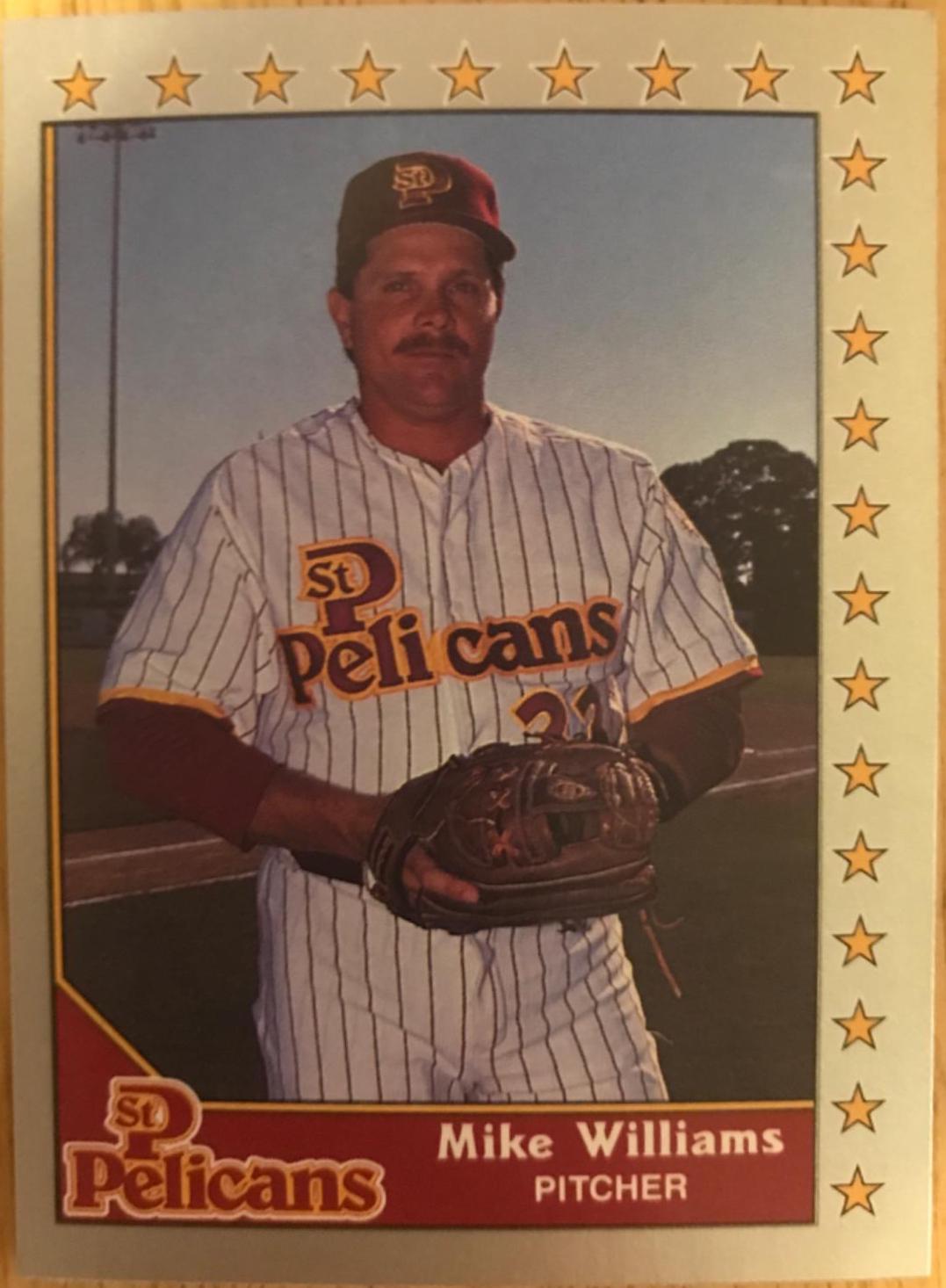 Mike Williams #16 Baseball Cards 1990 Pacific Senior League