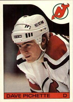 Dave Pichette #21 Hockey Cards 1985 Topps