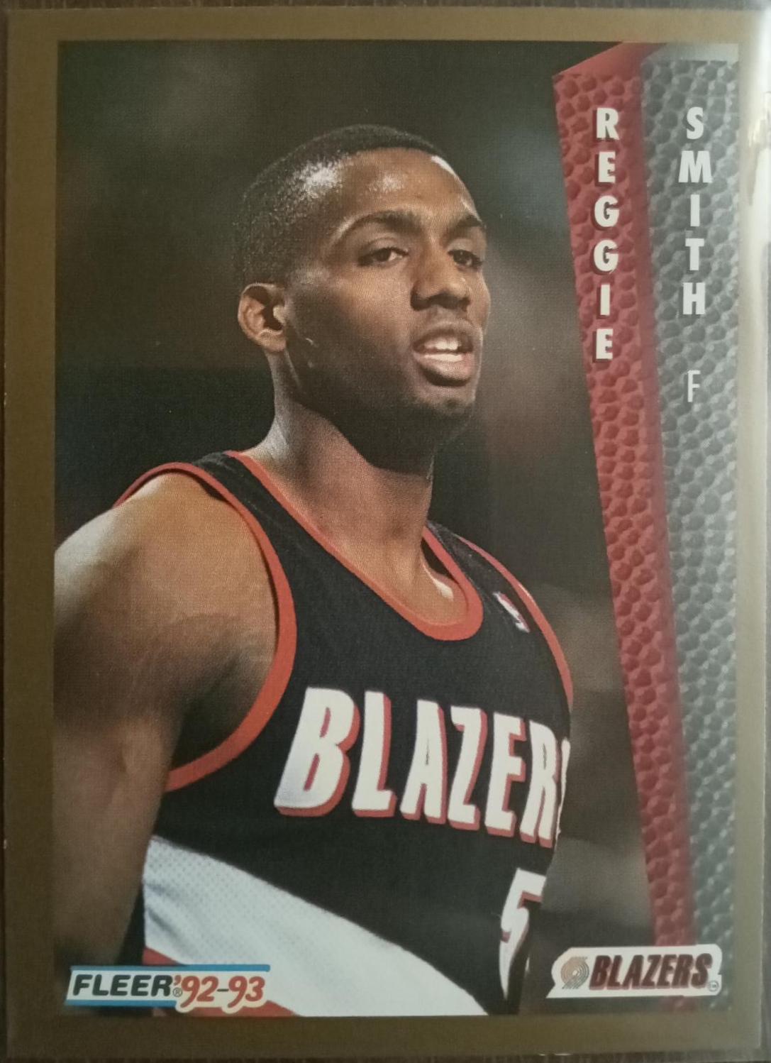 Reggie Smith #419 Basketball Cards 1992 Fleer
