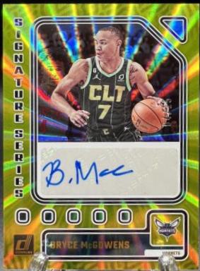 Bryce McGowens [Yellow Laser] #SS-MCG
