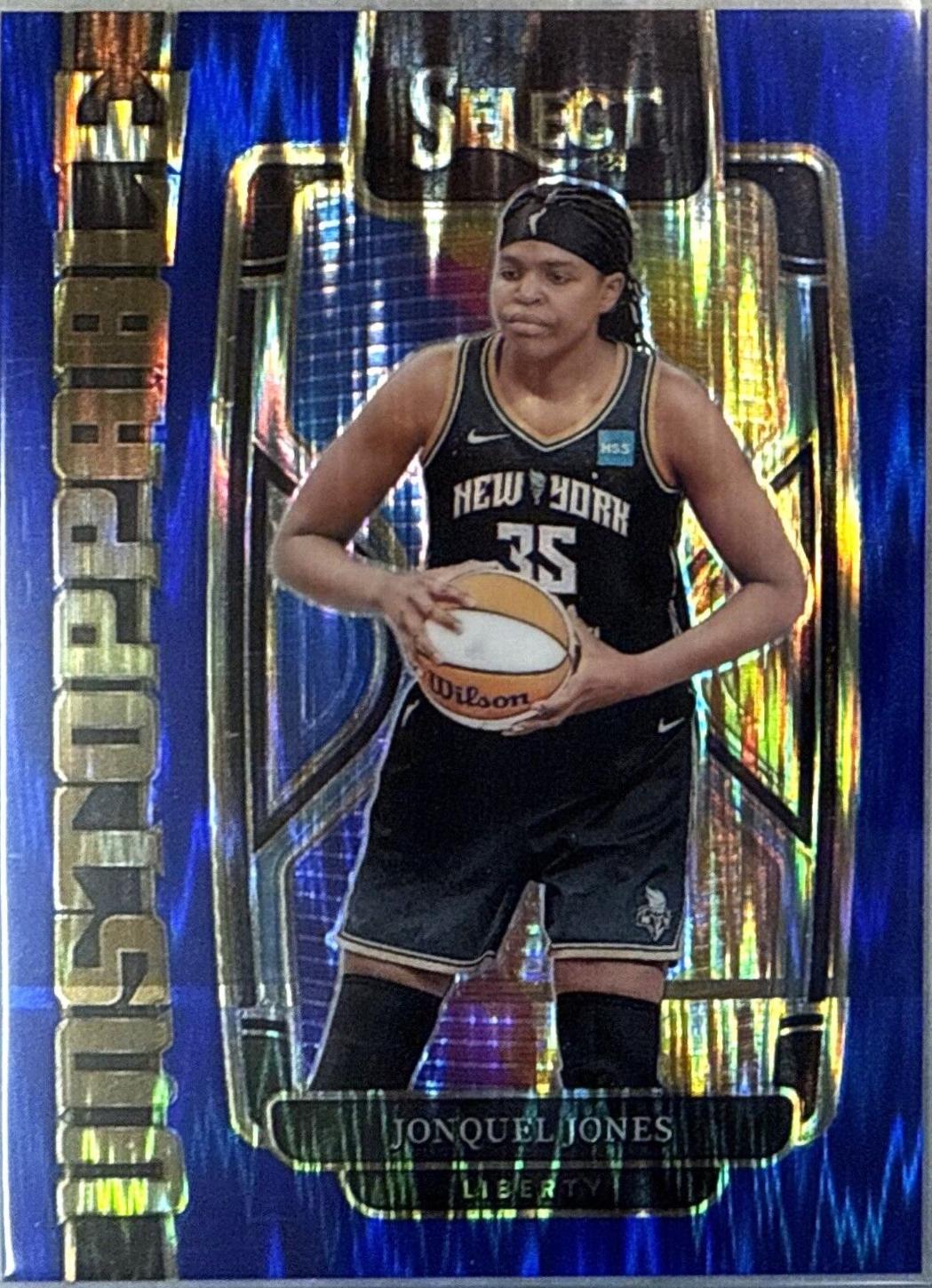 Jonquel Jones [Blue Flash Prizm] #10