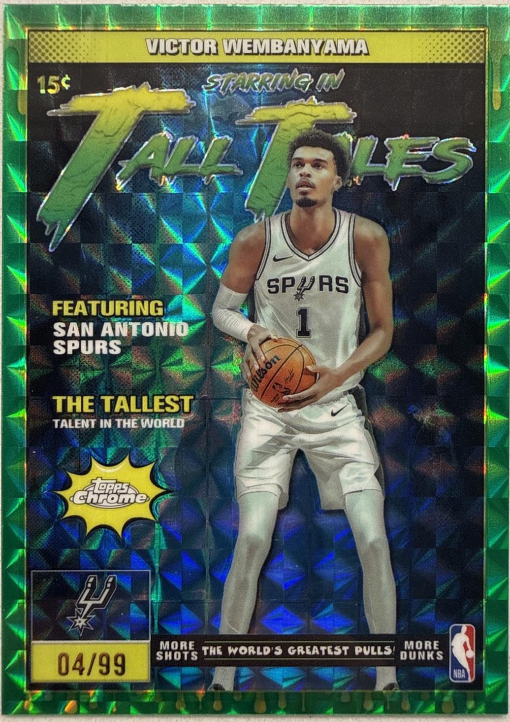 Victor Wembanyama [Refractor Green Geometric] #TT-4 Prices | 2025