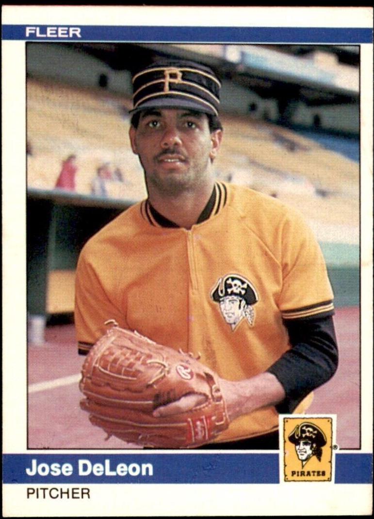 Jose DeLeon #248 Baseball Cards 1984 Fleer