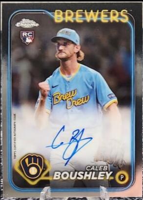 Caleb Boushley #RA-CB Baseball Cards 2024 Topps Chrome Rookie Autograph