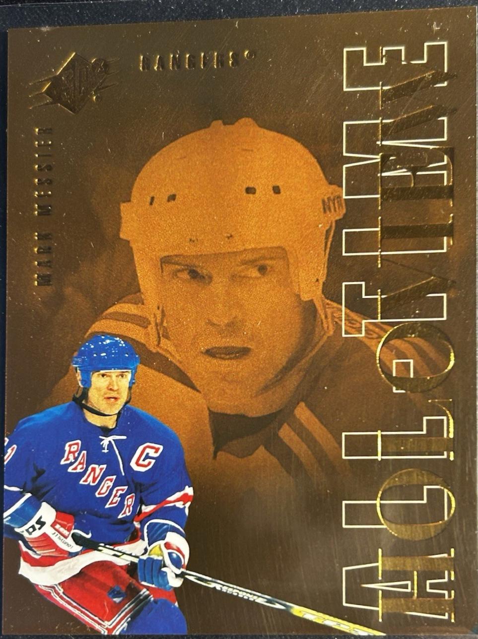 Mark Messier #ATG-ME Hockey Cards 2024 SPx All-Time Holoview