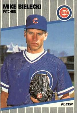 Mike Bielecki #419 Baseball Cards 1989 Fleer