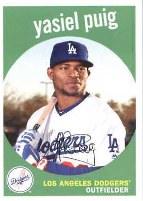 Yasiel Puig #6 Baseball Cards 2018 Topps Archives