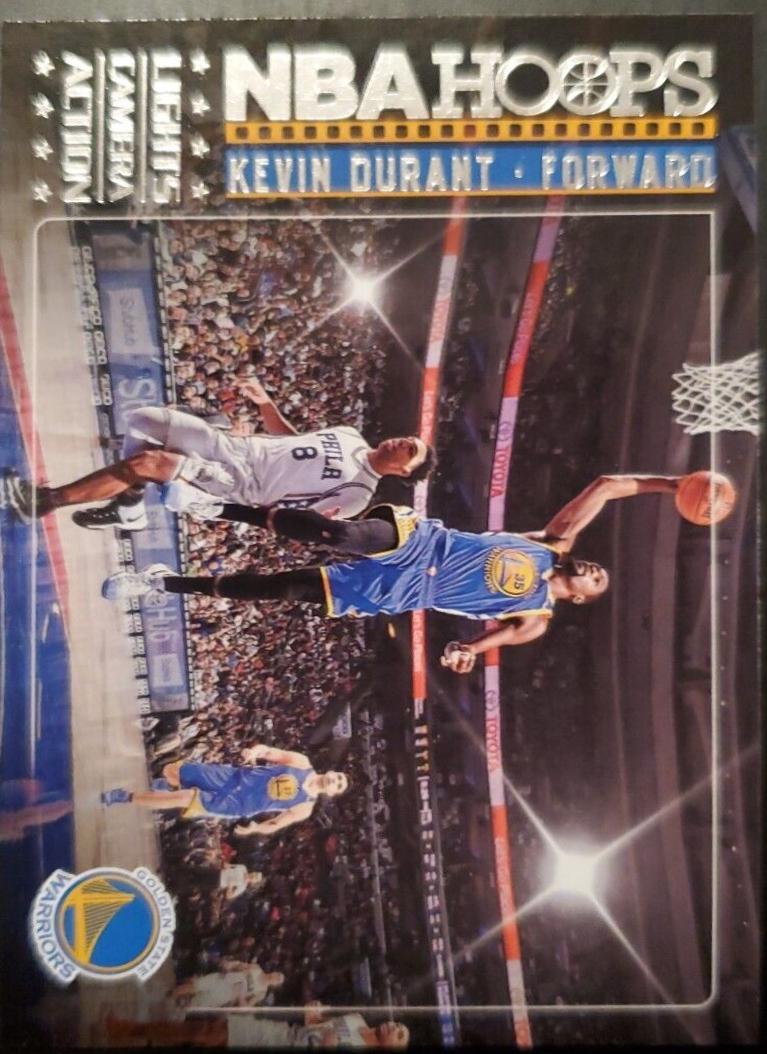Kevin Durant #33 Basketball Cards 2017 Panini Hoops Lights Camera Action