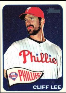 Cliff Lee #20 Baseball Cards 2014 Topps Heritage Chrome