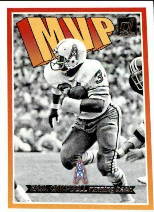 Earl Campbell Football Cards 2018 Donruss MVP