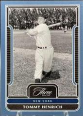 Tommy Henrich [Full Count] #18 Baseball Cards 2023 Panini Three and Two Prices