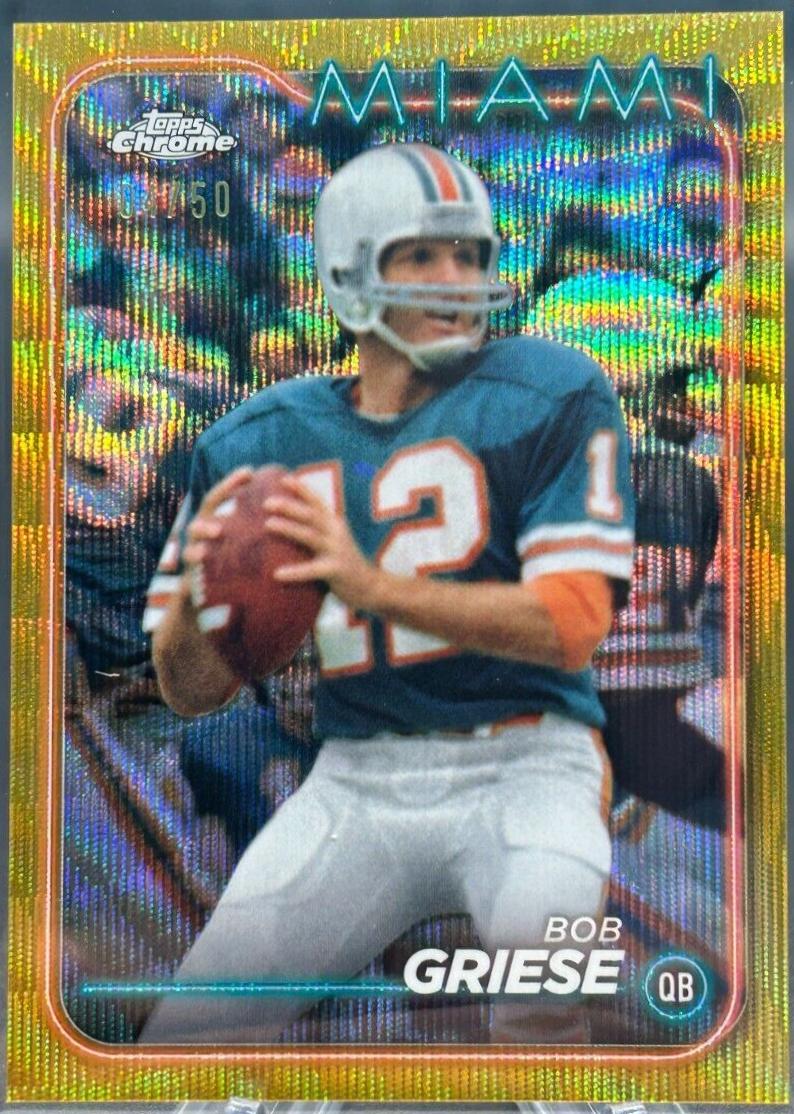 Bob Griese [Gold Wave Refractor] #107
