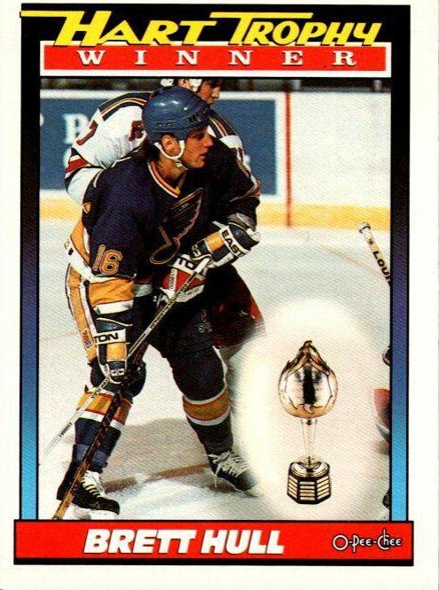 Brett Hull #516 Hockey Cards 1991 O-Pee-Chee