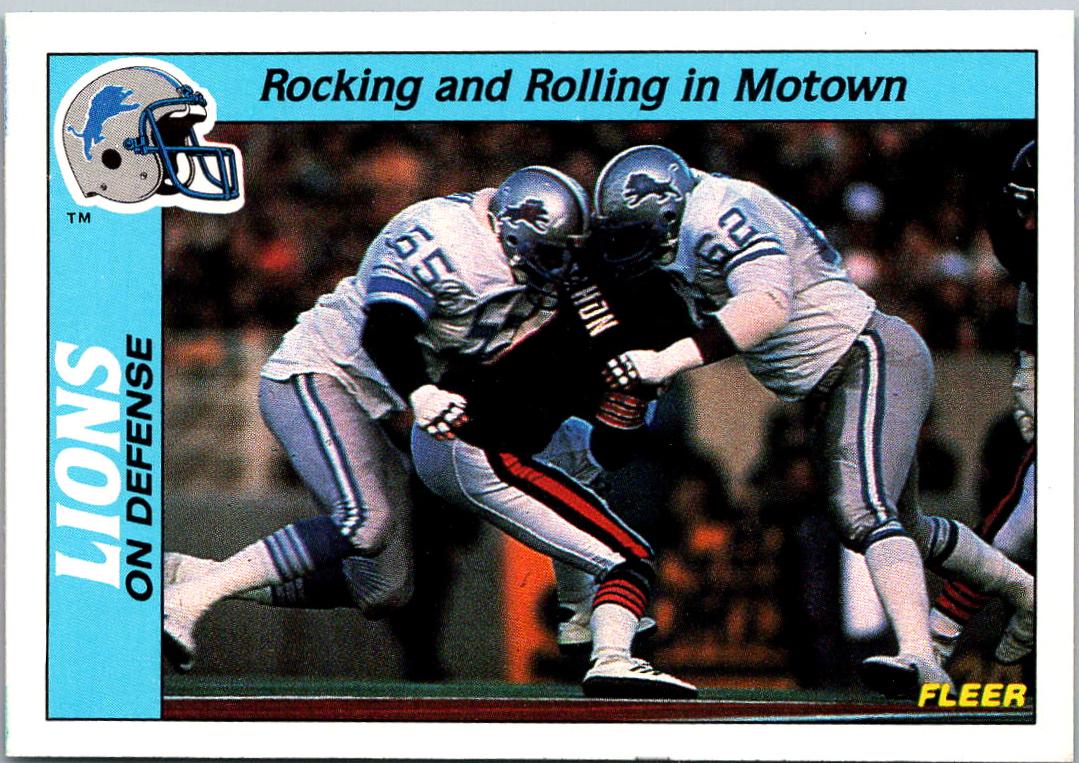 Rocking and Rolling in Motown Defense #46 Football Cards 1988 Fleer Team Action