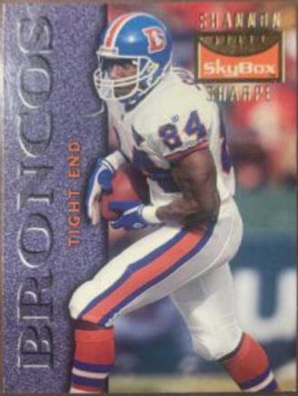 Shannon Sharpe #39 Football Cards 1995 Skybox Premium