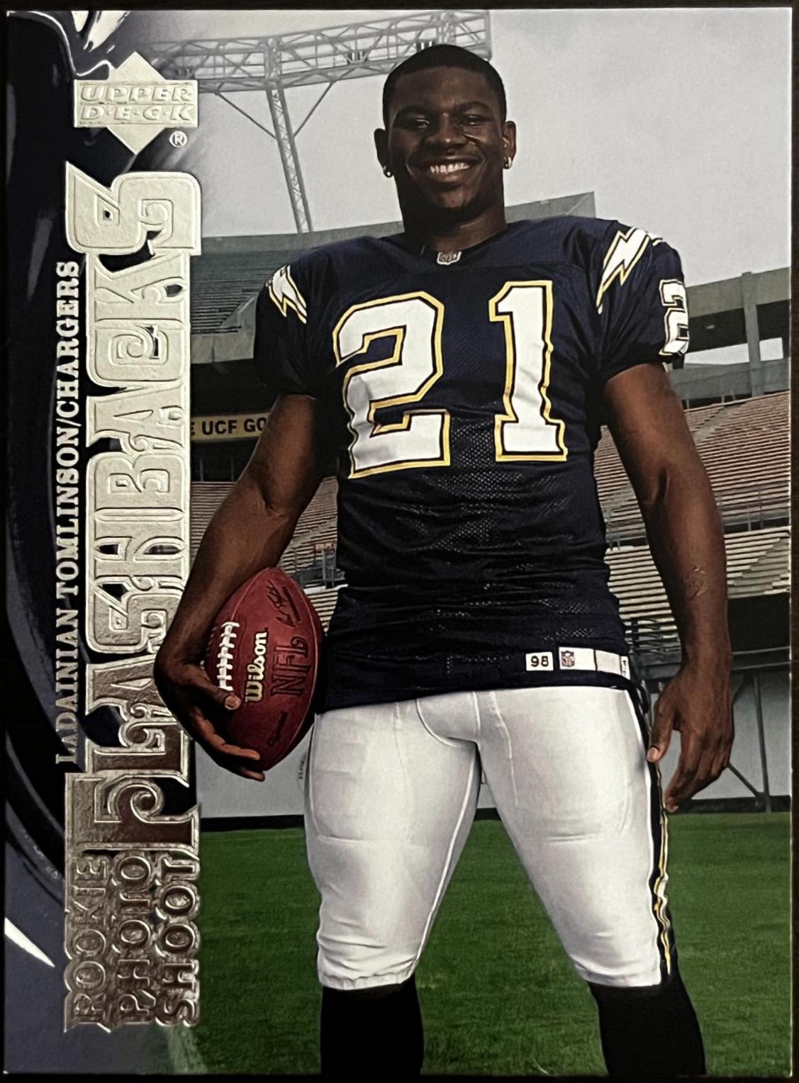 LaDainian Tomlinson #RPS-14 Football Cards 2007 Upper Deck Rookie Photo Shoot Flashback
