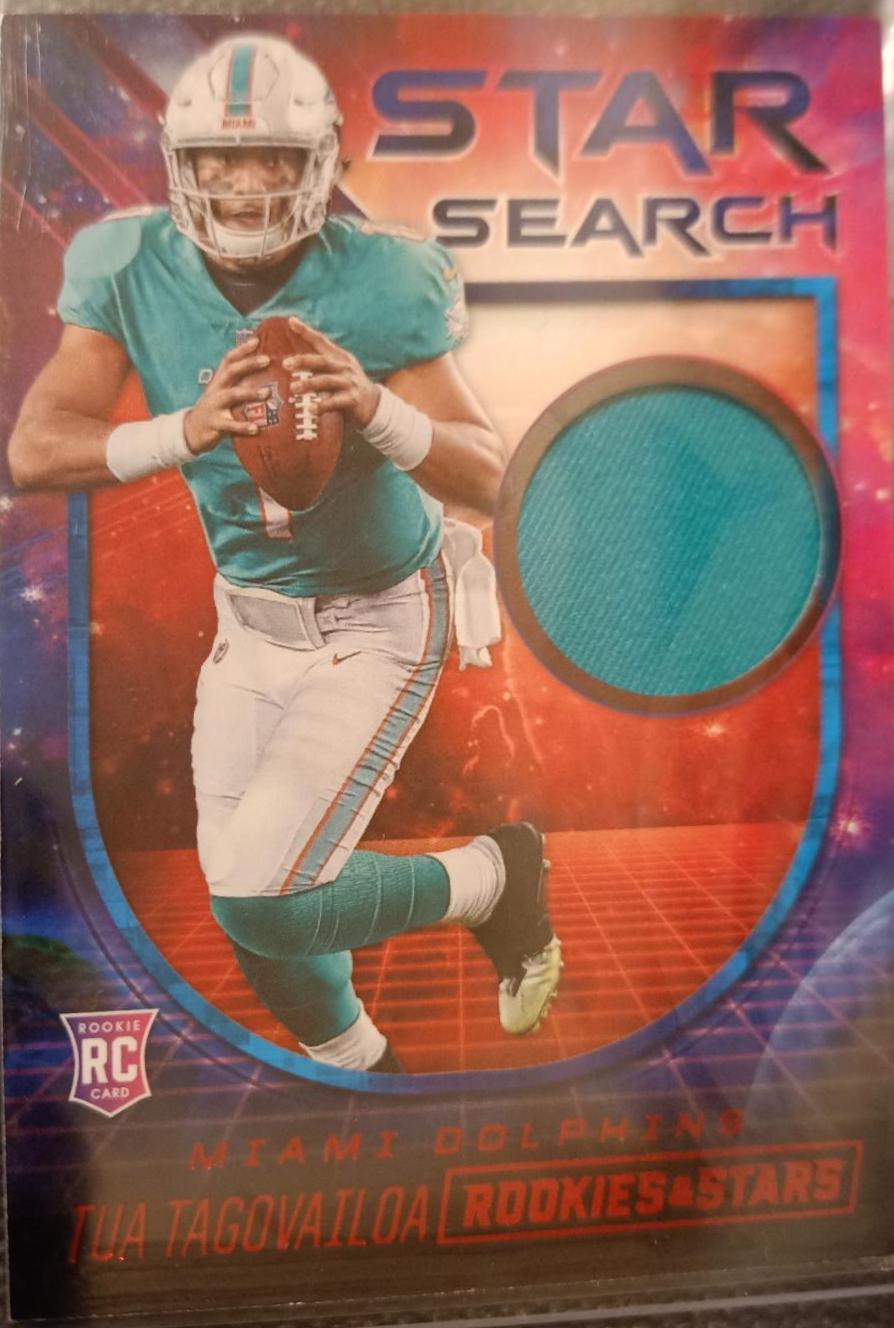 Tua Tagovailoa #SS-TT Football Cards 2020 Panini Rookies & Stars Search Relics
