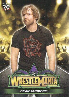 Dean Ambrose #R-12 Wrestling Cards 2018 Topps WWE Road To Wrestlemania 34 Roster