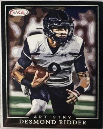 Desmond Ridder #45 2022 Sage Artistry Football