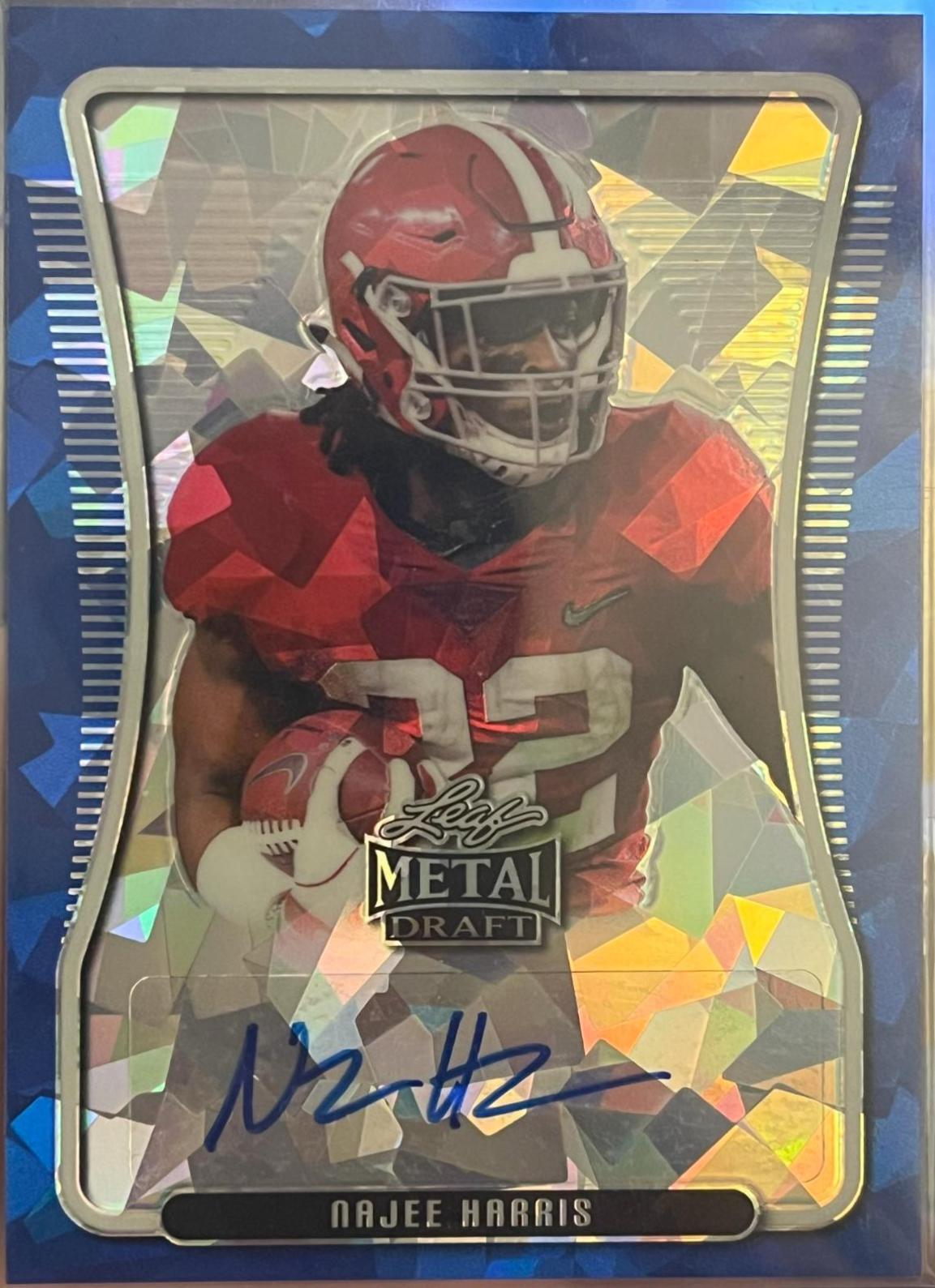 Najee Harris #BAP-NH1 2020 Leaf Metal Draft Autographs Football