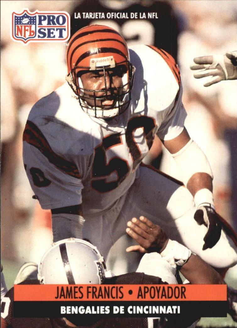 James Francis #31 Football Cards 1991 Pro Set Spanish