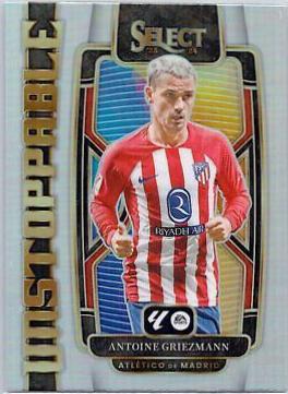 Antoine Griezmann #3 Soccer Cards 2023 Panini Select La Liga Unstoppable