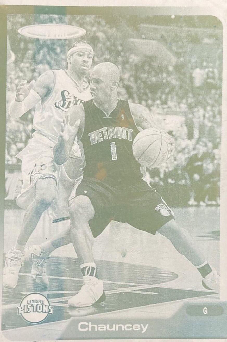 Chauncey Billups [Printing Plate] #19