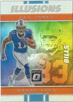 Andre Reed, Zay Jones #4 Football Cards 2017 Panini Donruss Optic Illusions