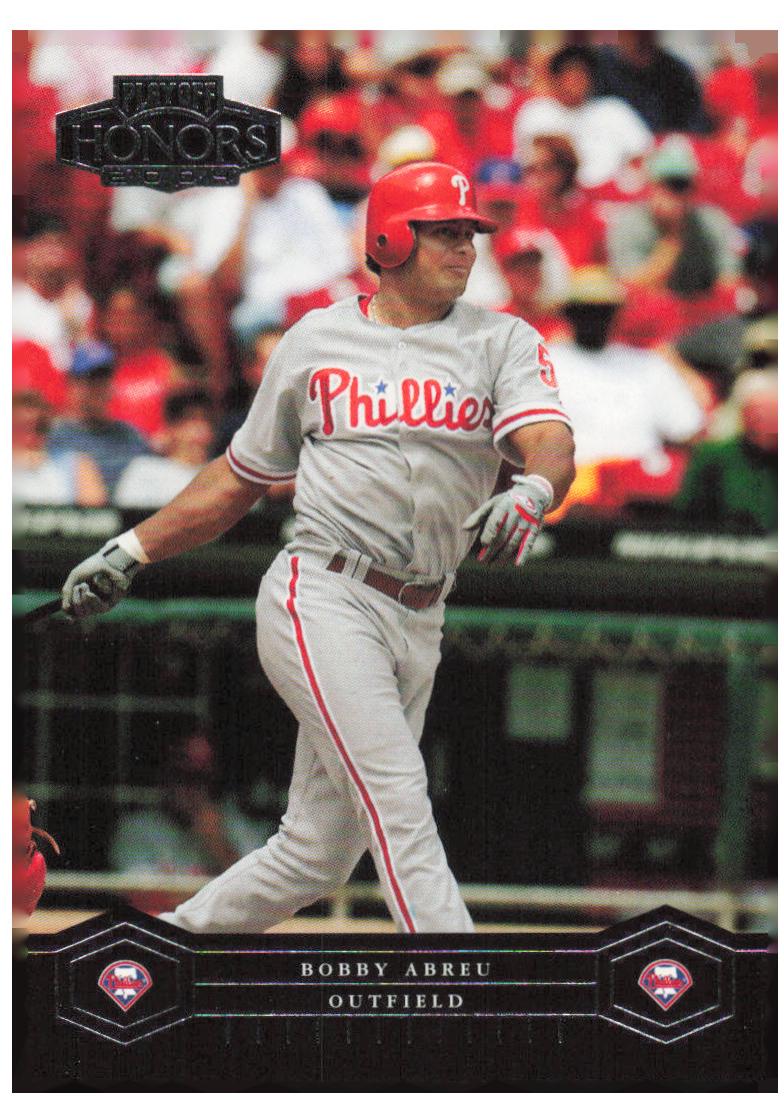 Bobby Abreu #151 2004 Playoff Honors Baseball