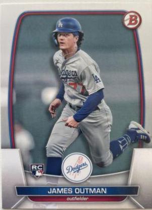 James Outman #13 Baseball Cards 2023 Bowman