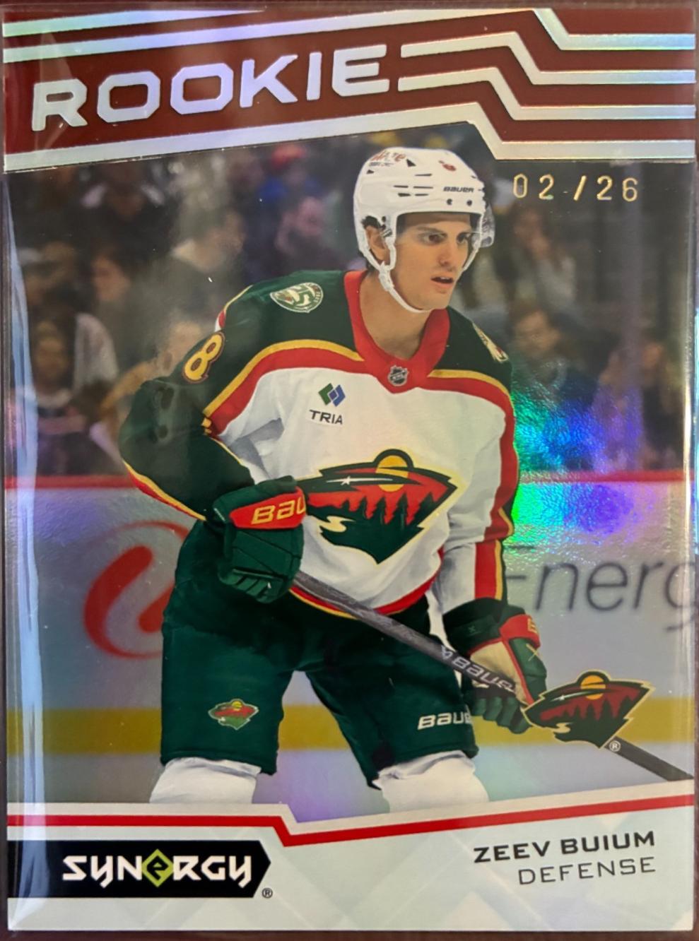 Zeev Buium #SR-33 2025 Upper Deck Extended Series Synergy Rookie Hockey