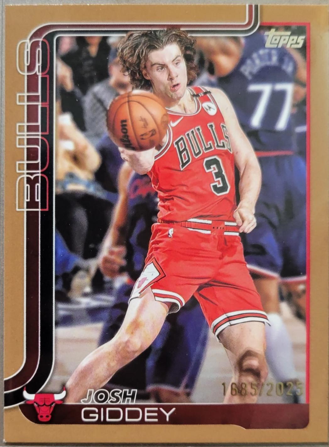 2025 Topps Josh Giddey [Gold] #35 card