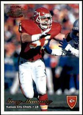 Greg Manusky #160 1997 Pacific Philadelphia Football