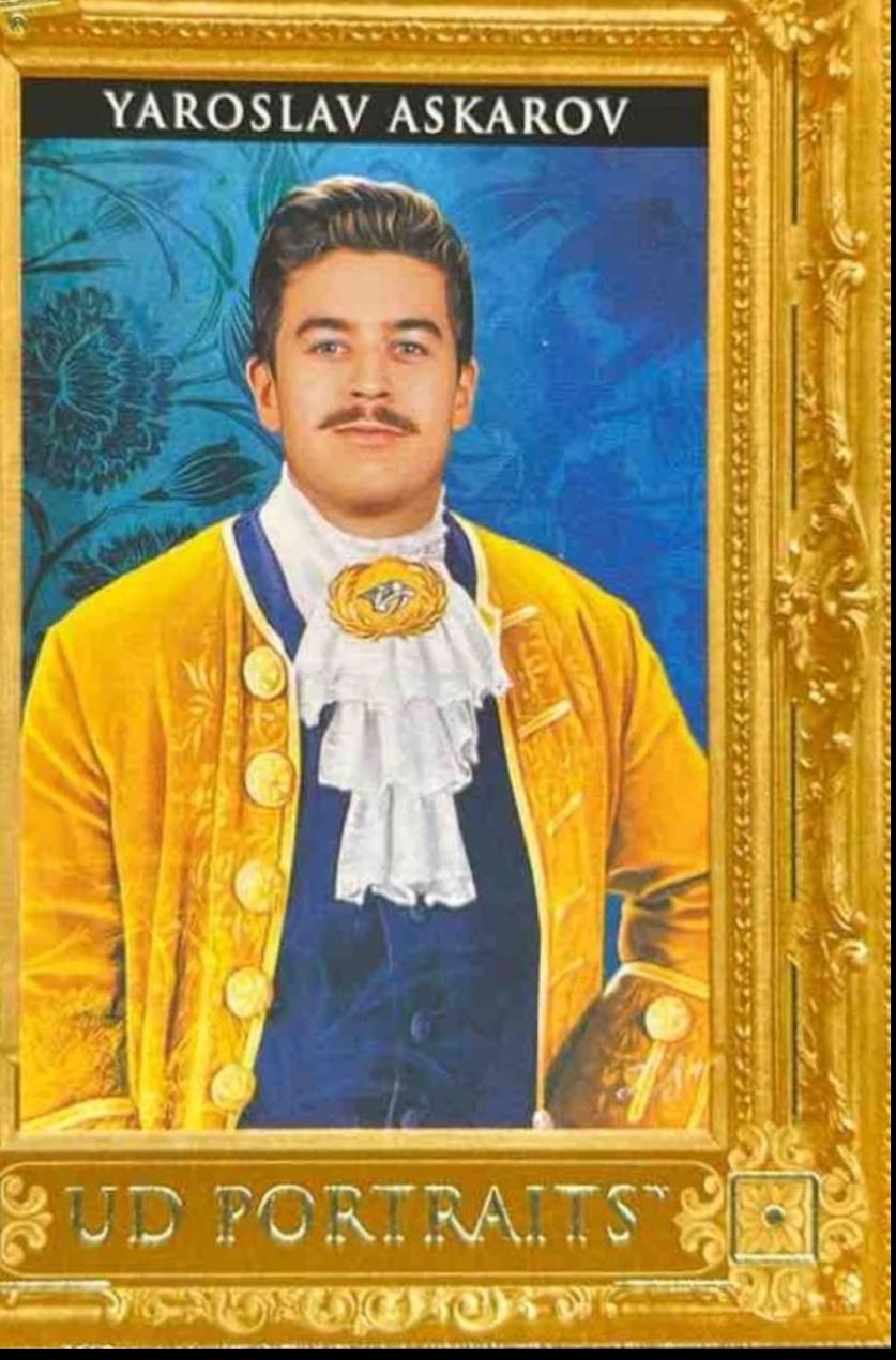 2023 Upper Deck UD Portraits Yaroslav Askarov #P35 card