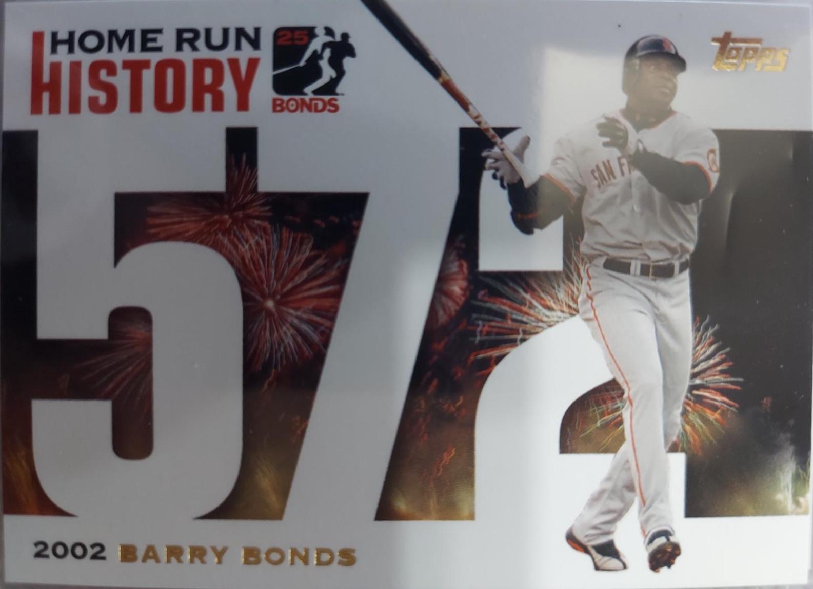 Barry Bonds #BB572 Baseball Cards 2005 Topps Barry Bonds Home Run History