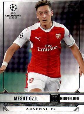 Mesut Ozil #4 Soccer Cards 2016 Topps UEFA Champions League Showcase